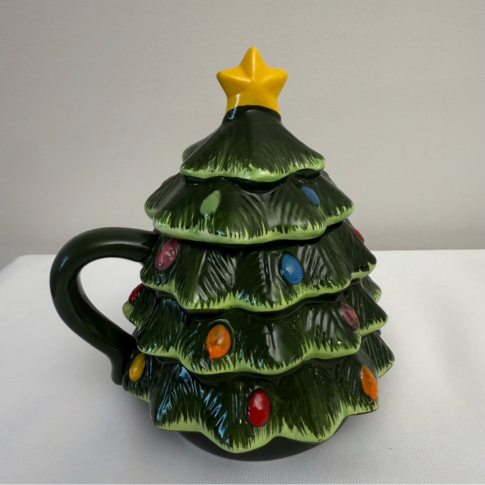 Mr. Christmas Ceramic Tree Candy Jar – Holiday Decor & Gift Idea